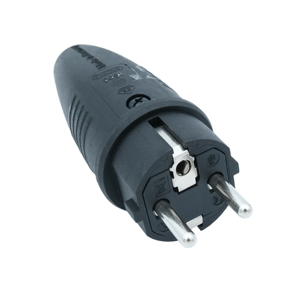 Schuko-Stecker Gummi 16 A 250 VAC - 149530 - 1 - Stück Hischier Auto AG
