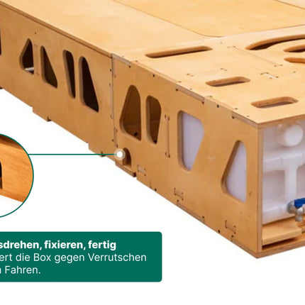 Moonbox Campingbox mit Tisch Van/Bus 115cm Modify Natur Moonbox