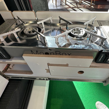 Moonbox Campingbox mit Tisch Van/Bus 115cm Modify Weiß Moonbox
