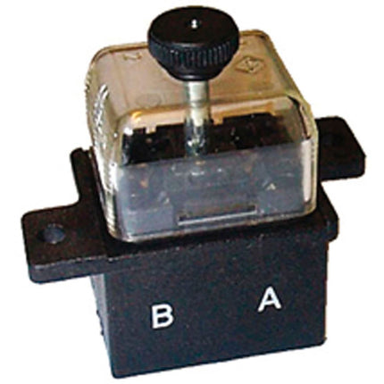 Merit Stecksich.dose 2-pol. schwarz