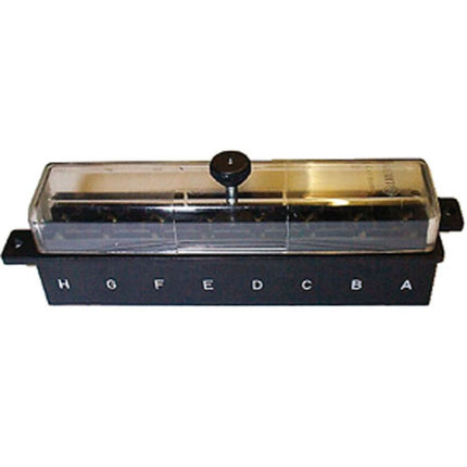 Merit Stecksich.dose. 8-pol. schwarz