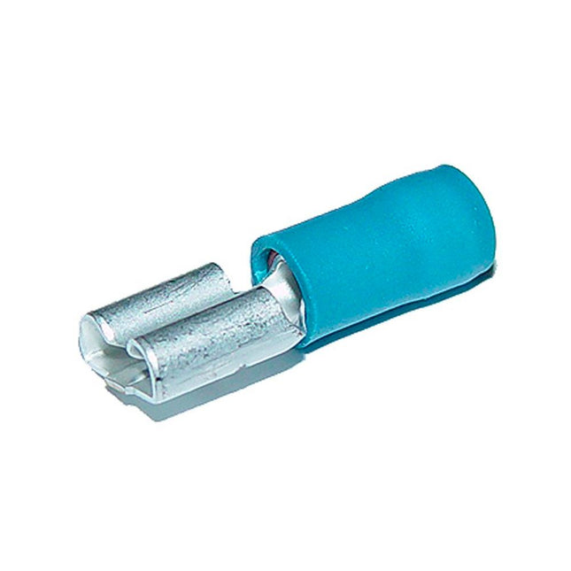 Flachsteckhülsen 6.3mm verstärkt, teilisoliert 150625V - Hischier Auto AG