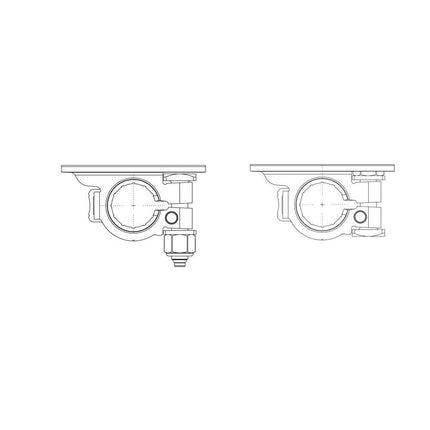 Batterieklemme positiv + 3 Anschlüsse