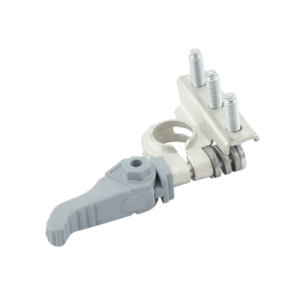 Batterieklemme negativ - 3 Anschlüsse Quick Lock, horizontal