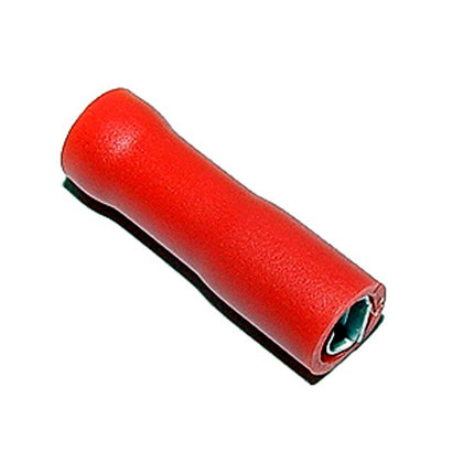 Flachsteckhülse rot, vollisoliert 2.8 mm