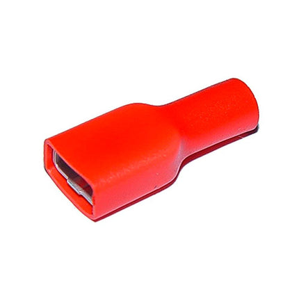 Flachsteckhülse 6.3mm verstärkt, vollisoliert 151615V - Hischier Auto AG