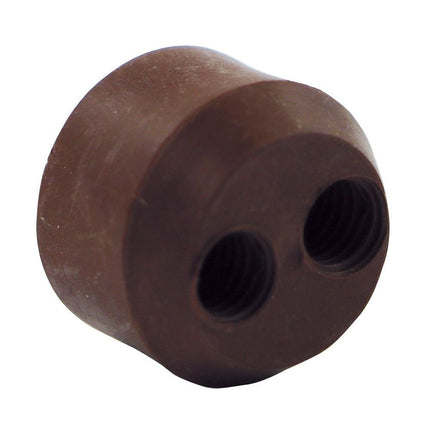 Dichtstopfen für ASS1 2 x 6 mm Satz à 5 Stk. braun geschlossen - 15562311V - 1 - Satz Aspöck