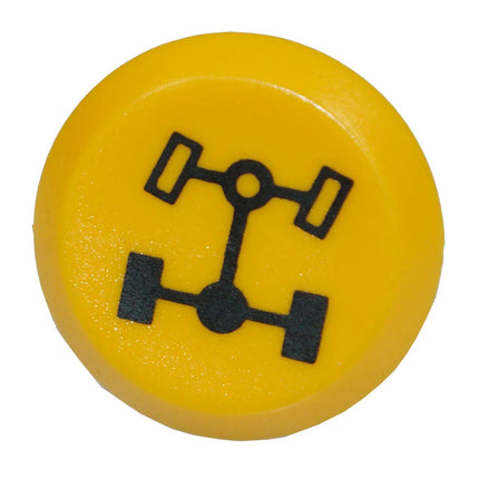 Pneutron Emblem "Hinterradantr. gelb" Pneutron