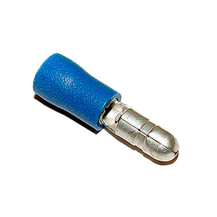Rundstecker isoliert 4 mm blau