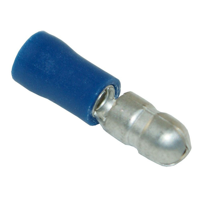 Rundstecker isoliert 5mm blau