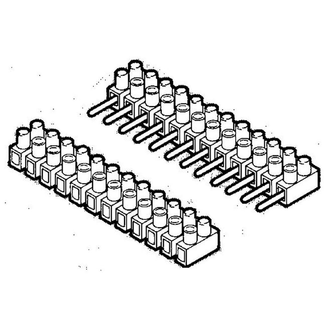Klemm-Verbindungsleisten 2 x 12-pol