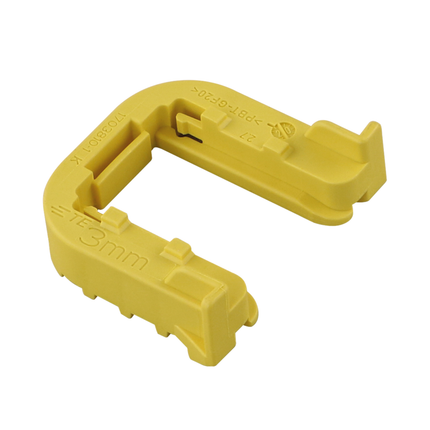 Befestigungsschieber HDSCS Typ B gelb 3.0 mm