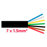Aspöck Anhängerkabel 7x1.5mm2 177720037