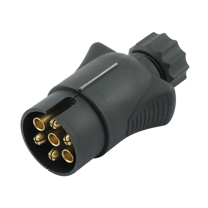 Anhängerstecker 7-pol. faltbar, Schraubanschl.