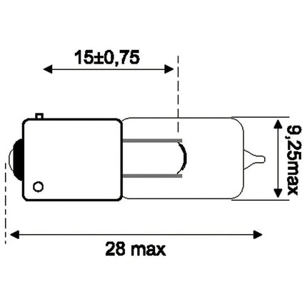 2 x Philips Glühlampe Blister 12V 6W WhiteVision - 1 - Stück Philips