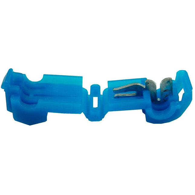 Kabelabzweigkl. blau f. Flachstecker