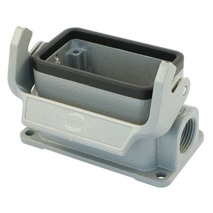 Harting - Han 10B Sockelgehäuse mit Längsbügel 19300101250 - Hischier Auto AG