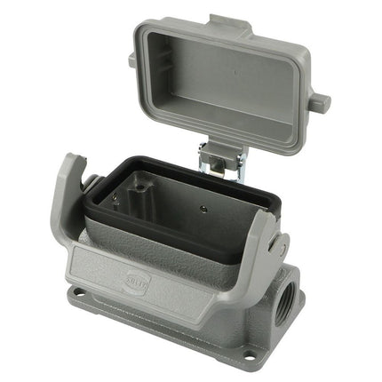 Harting - Han 10B Sockelgehäuse mit Deckel 19300101255 - Hischier Auto AG