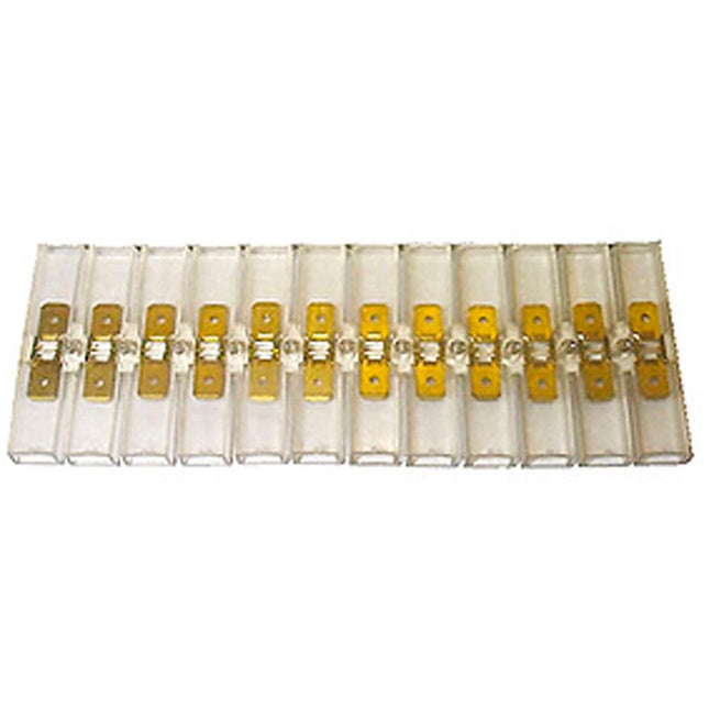 Flachsteckleiste 12-pol. 50mm breit