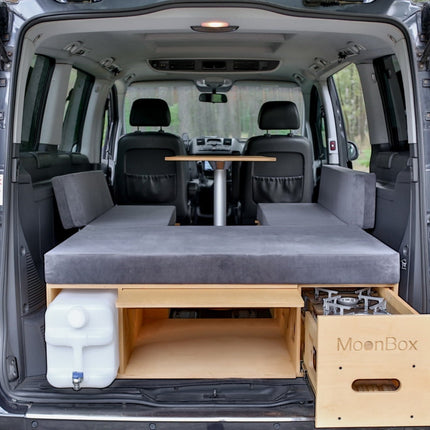 Moonbox Campingbox mit Tisch Van/Bus 115cm UV-Lack Moonbox