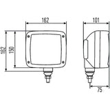 Hella - Scheinwerfer Modul 120 H7/H3 1SA996120801