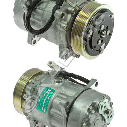Klimakompressor SD7V16 1106 PV6 119MM EAR MT H-PAD EXPORT /OE#6453L5 93 Hischier 12V