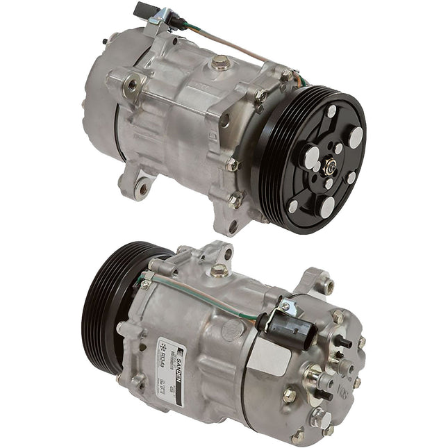 Klimakompressor SD7V16 PV6 W/VQS HEAD 99-05 VW/AUDI Hischier 12V