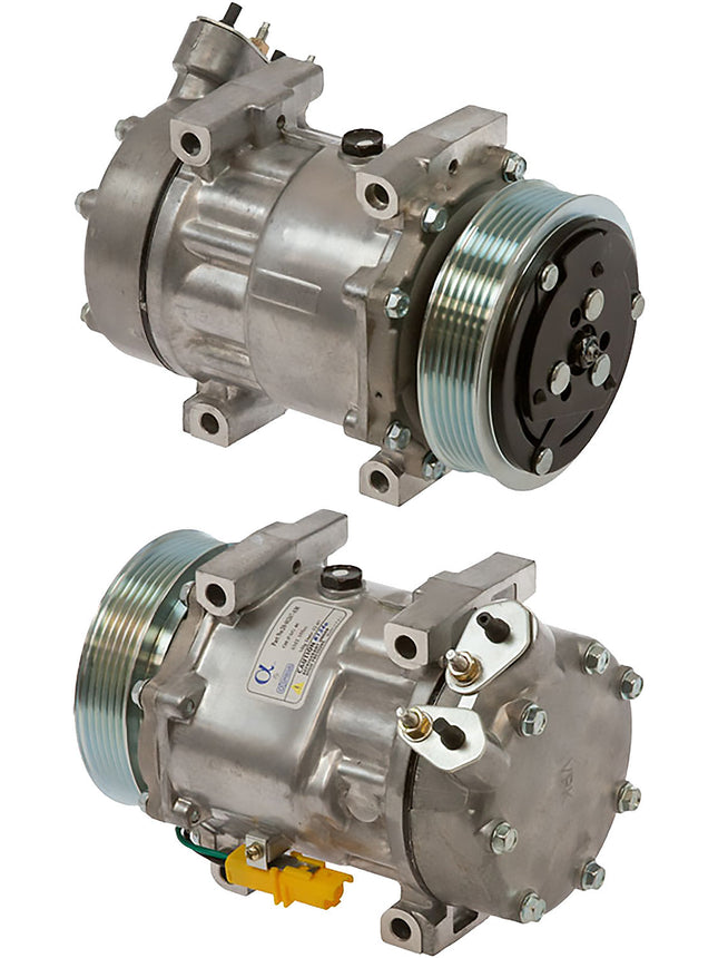 Klimakompressor SD7V16 1267/1242 PV6 119mm VPK HEAD Hischier 12V