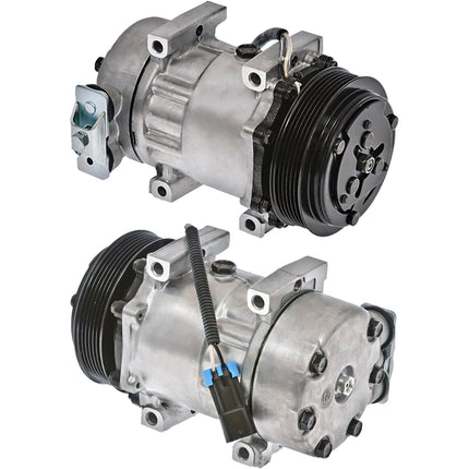 Klimakompressor SD7H15 4040 PV6 125MM 12V GQ HEAD PETERBILT Hischier 12V