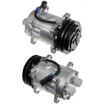 Klimakompressor 7H15HD 132MM 2A 2WIRE MDA 4471 Hischier 12V