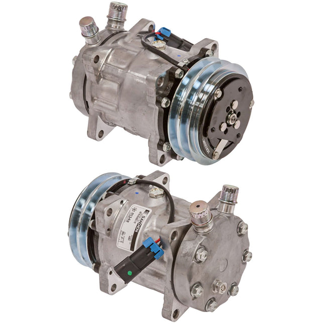Klimakompressor SD7H15 125MM 2A 12V VOR JDA HEAD EAR PETERBILT Hischier 12V