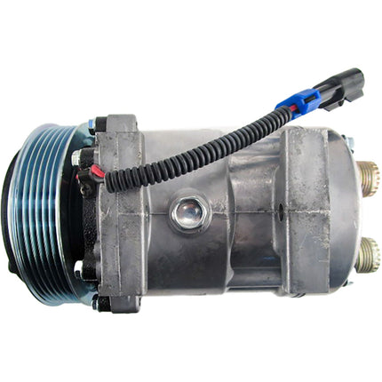 Klimakompressor SD7H15 125MM PV6 12V MDA HEAD 99-01 FREIGHTLINER Hischier 12V