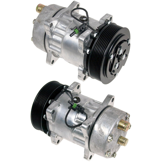 Klimakompressor SD7H15 EAR MT KC HEAD PV8 130MM 12V FORD-NEW HOLLAND/VO Hischier 12V