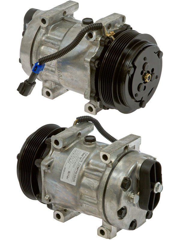 Klimakompressor SD7H15 PV6 125MM DIRECT MOUNT 12V GH HEAD FREIGHTLINER Hischier 12V