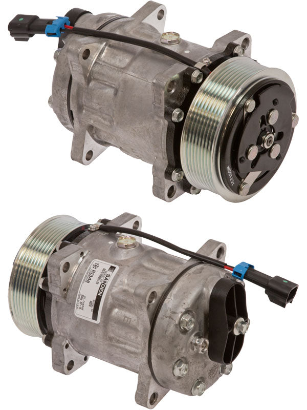 Klimakompressor SD7H15 PV8 119MM 12V GH HEAD Hischier 12V