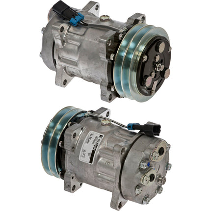 Klimakompressor SD7H15 4717 132MM 2A 12V WV HEAD Hischier 12V