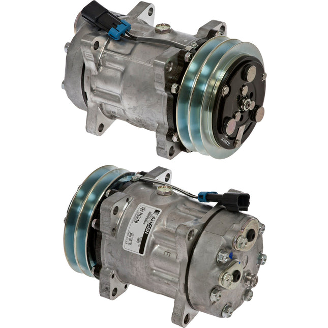 Klimakompressor SD7H15 4717 132MM 2A 12V WV HEAD Hischier 12V