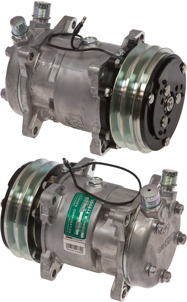 Klimakompressor SD5S14 12V 2A GRV 132MM BC HEAD Hischier 12V