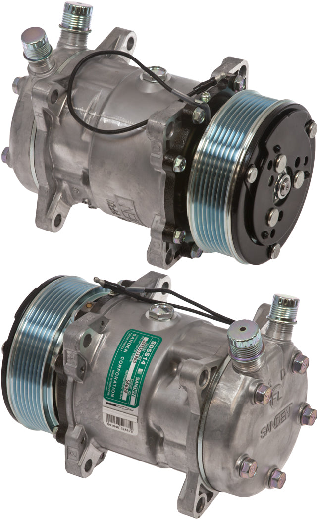 Klimakompressor SD5S14 12V PV7 GRV 119mm FL HEAD VOR Hischier 12V
