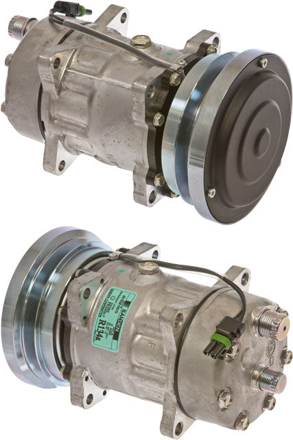 Klimakompressor SD7H15SHD HOR 138MM 1A 12V EAR KC CATERPILLAR IHC FORD Hischier 12V
