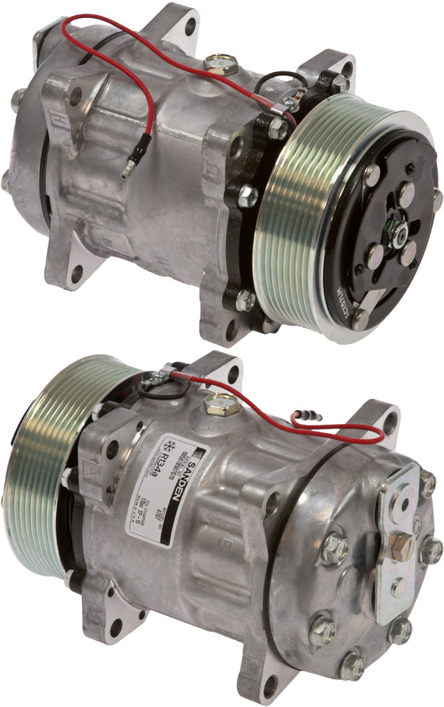 Klimakompressor SD7H15 4707 HPAD PV8 12V EAR PETERBILT FREIGHTLINER Hischier 12V