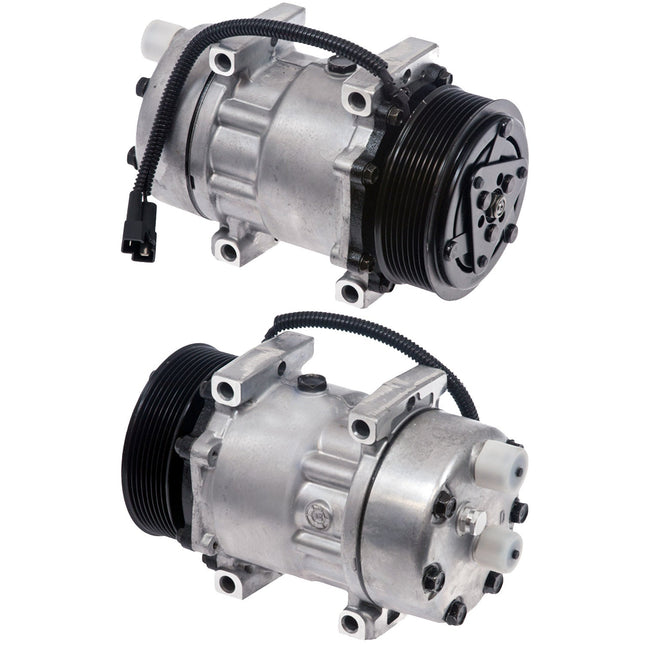 Klimakompressor SD709 7702 W/INTERCOOLER Hischier 12V