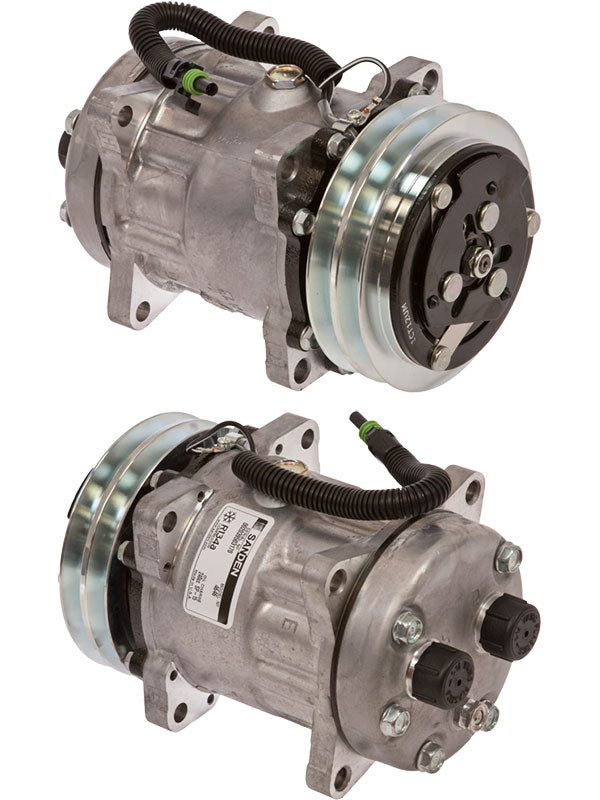 Klimakompressor SD7H15HD 4646 HTO 132MM 2A 12V EAR (MJ) HEAD 1X14 HTO F Hischier 12V
