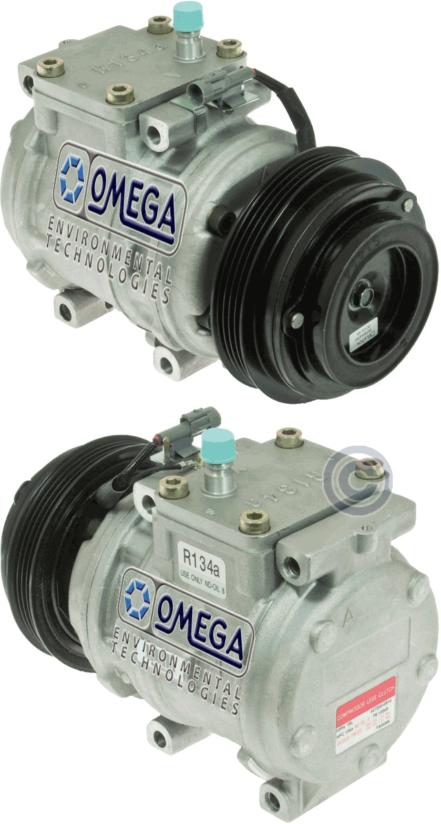 Klimakompressor 10PA15L PV4 TOYOTA T-100 3.4L 95-98 Hischier 12V