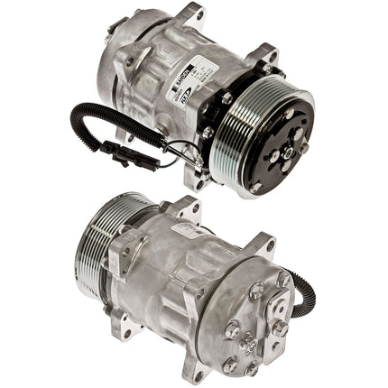 Klimakompressor FLX7 4864 HPAD EAR MT 119MM PV8 12V GV HEAD 2 WIRE DEUT Hischier 12V