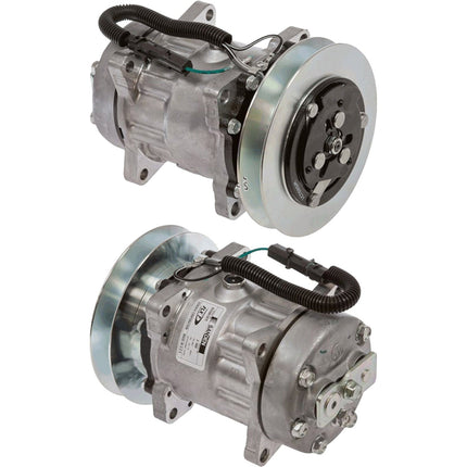 Klimakompressor FLX7 4868 PAG E-MT 158MM C1 12V GV HEAD Hischier 12V