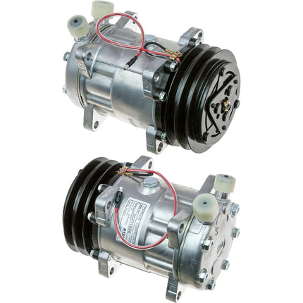 Klimakompressor SD7H15 2GR EAR MT 132MM 12V VOR JE HEAD JCB Hischier 12V
