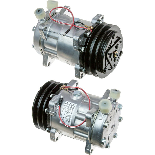 Klimakompressor SD7H15 2GR EAR MT 132MM 12V VOR JE HEAD JCB Hischier 12V