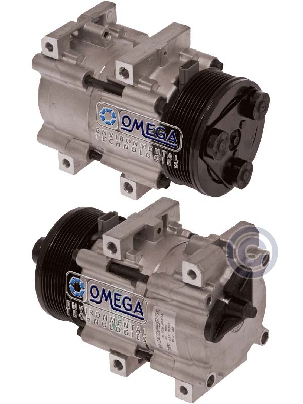 FS10 Klimakompressor 12V 8-Rillen 113mm Riemenscheibe Ford Excursion Hischier 12V