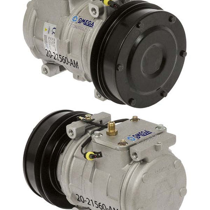 Klimakompressor 10PA17C WITH CLUTCH 1GR 146mm 12V Hischier 12V
